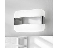 wonderlamp Bela Applique murale LED, 10Â W, chrome, 13.4Â x 8.6Â x 20Â cm