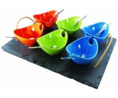 Lebrun 9100256131 Service avec Plateau PoignÃ©es Corde Assortis 13 PiÃ¨ces