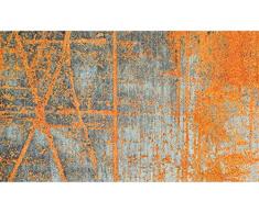 Wash+Dry Rustic Tapis, Surface en Polyamide, Orange, 80 x 150 cm