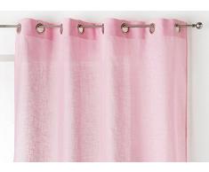 Linder 171/60/375AB Uni Voilage Polyester/Coton Rose 146 x 260 cm