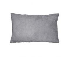 douceur dintÃ©rieur coussin 30x50cm suede suedine gris clair