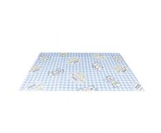 Rayen 2079 Tapis Ãgouttoir Vaisselle Polyester et Coton Bleu 75x50 cm