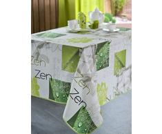 CALITEX Nappe Rectangulaire, Polyester, Vert, 150x200 cm