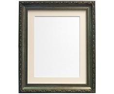 FRAMES BY POST Cadre Photo Style Shabby Chic, Plastique, Silver, 10 x 8 inches Image Size A5