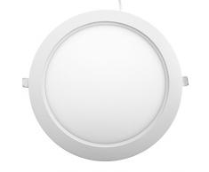 taloya Spot à Encastrer LED Spot Encastrable, plastique, 18 W, Blanc lumière du jour, 22,5 x 22,5 x 3,1 cm