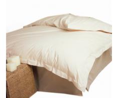 Belledorm Housse de couette 100 % coton Ã©gyptien 400 fils/cmÂ² 1 personne CrÃ¨me