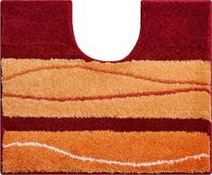 Grund b2334-06063 Tapis de Bain, Polyacrylique Supersoft, Orange, 50x60 cm