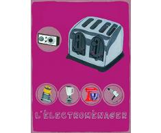 Affiche 30x40 cm Grille-pain / Toaster Ariane BORRA