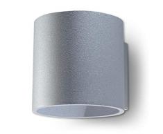 Sollux Lighting ORBIS 1 Applique murale Aluminium Gris