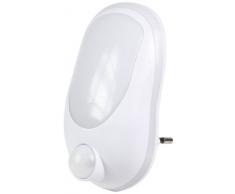 Smartwares veilleuse de nuit Smartwares 6000.293 â LED â DÃ©tecteur de mouvement â Capteur jour/nuit â 0,4 W