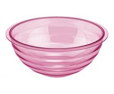 BIESSE CASA Grand saladier en polystyrÃ¨ne, Rouge/Violet 32Â cm