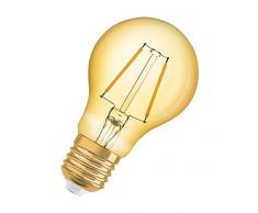 OSRAM Vintage Edition 1906 Ampoule LED Ã Filament | Culot E27 | Forme Standard Or AmbrÃ©e | Blanc Chaud 2500K | 1,5W (Ã©quivalent 12W)