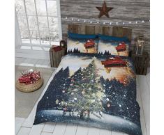 Rapport Northern Lights Housse de Couette, Multicolore, Double