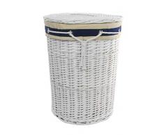 Dvier SWWK-39wrd C Panier Ã Linge, Panier, Blanc, 46Â x 46Â x 62Â cm