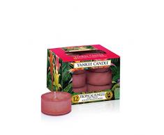 Yankee Candle Bougies Chauffe-Plat, Jungle Tropicale, Lot de 12