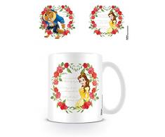 Disney MG24343 Beauty and the Beast (Roses) Mug, Multicolore