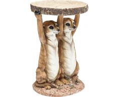 Kare Design Table latérale suricate Sisters, bois, multicolore, 18 cm
