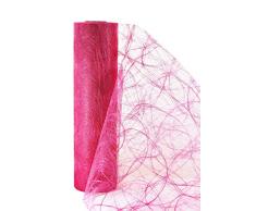 Ma DÃ©co Maison 422355 Papier DÃ©coratif Fibre Sizoweb pour Table Fuchsia 0,6 x 25 m