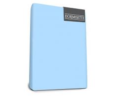 Bed-Fashion Drap Plat, en Flanelle, Bleu, Double, 200Â x 260Â cm