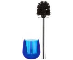 Wenko 21073100 Monaco Brosse WC Bleu 11,5 x 11,5 x 37 cm