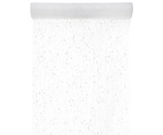 Santex 4583Blanc Chemin de Table Neige, Tissu, Blanc