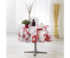 couleur montagne nappe ronde (0)180cm winter love