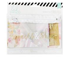 American Crafts Kit de Pochette Classeur à Anneaux marché aux puces mémoire en Plastique 39 Pieces-Sparkle et Brillance