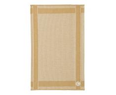Coucke Lot de 2 torchons Ruche, Coton, Ocre, 75x50 cm
