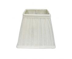 Better & Best 0214152Â âÂ Ã©cran de lampe de soie, carrÃ©, table Ã©troite, de 15Â cm, blanc