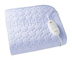 INVENTUM Couverture chauffante 1 place Qualité supérieure Anti-allergie Bleu 150 x 80 cm