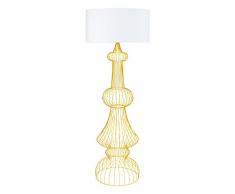 Tosel 51251 Lampadaire 1 Lumière, Acier, E27, 40 W, Pourpre, 60 x 170 cm