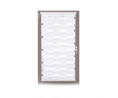 Relaxdays 10026664_725 jour nuit, Store double enrouleur klemmfix, Sans perÃ§age, fenÃªtre porte balcon, 70x150 cm, blanc, polyester, aluminium, plastique, 5 x 70 x 150 cm
