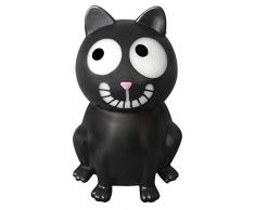 Moses. 27450, Ed, The Cat LED lampe lumière dambiance | Motif chat, plastique, noir, 20.0 x 13,8 x 12,6 cm