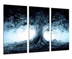 Tableau Moderne Photographique, Impression sur bois, Paysage Nature Tree, 97 x 62 cm, ref. 26345