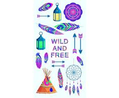 Artemio 11004576 Set de 18 Autocollants Puffies, Plastique, Multicolore, 7,5 x 0,3 x 18 cm