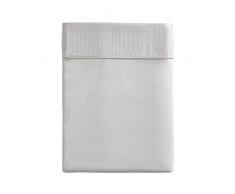 Essix Regain Drap de lit Satin de coton Galet 270 x 300 cm