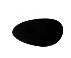Alessi Fm10/10 B Colombina Collection Sous-assiette en Mélamine, Noir, Set de 2 Pièces
