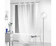 douceur dintÃ©rieur panneau a oeillets 140x240 cm voile sable lissea blanc