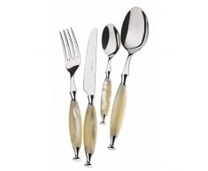 Casa Bugatti COCAM-S4150 Country CrÃ¨me Ensemble de couverts, 24 piÃ¨ces