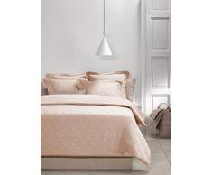 De Witte Lietaer Motion Parure Linge de Lit, 100% Coton Satin, Peach, 1/140x200-1/60x70
