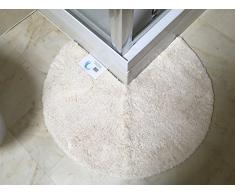 Cazsplash Tapis de Douche, crÃ¨me, 90 cm