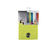 douceur dintÃ©rieur rideau a oeillets 140x260 cm coton popsys vert
