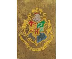Wizarding World PP33280 Harry Potter (Hogwarts Crest) Maxi Poster, Multicolore, 61 x 91,5 cm