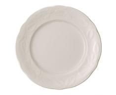 Villeroy & Boch Rose Sauvage Blanche Assiette plate, 26 cm, Porcelaine Premium, Blanc