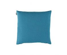 Linum Pepper Housse de Coussin, Coton, Bleu Canard, 40 x 40 cm