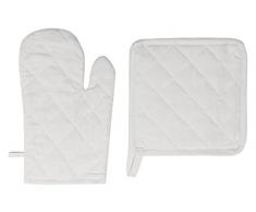 Soleil docre Panama Gant et Manique en Coton Panama Coton Blanc 20 x 20 cm