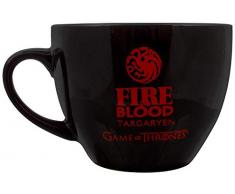 Game of Thrones SCMG25322 Mug Cappuccino cÃ©ramique 22oz / 630ml-Game of Thrones (Targaryen)