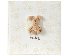 Innova Q611291 Plush Bunny Album Photo Traditionnel de 50 Pages en Coffret Transparent