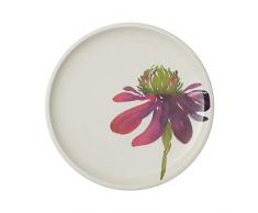 Villeroy & Boch Artesano Flower Art Assiette plate, 27 cm, Porcelaine Premium, Blanc/Multicolore