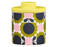 Orla Kiely OK612 Pot de rangement en céramique Motif fleurs